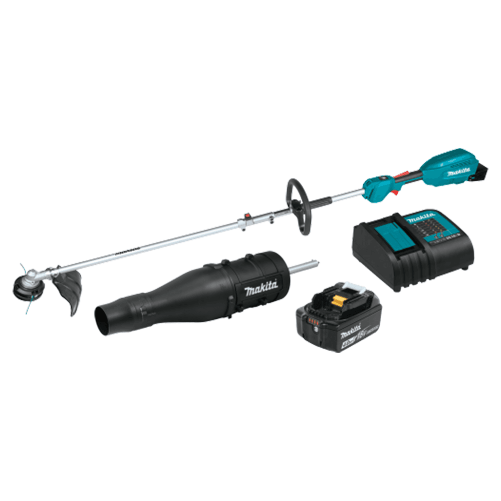18V LXT Brushless Cordless Couple Shaft Power Head Kit with 13" String Trimmer/Blower Attachments (4.0Ah) Main - Image