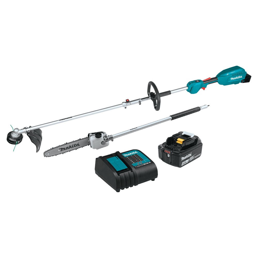 18V LXT Brushless Cordless Couple Shaft Power Head Kit with 13" String Trimmer/10" Pole Saw Attachment (4.0Ah) Main - Image