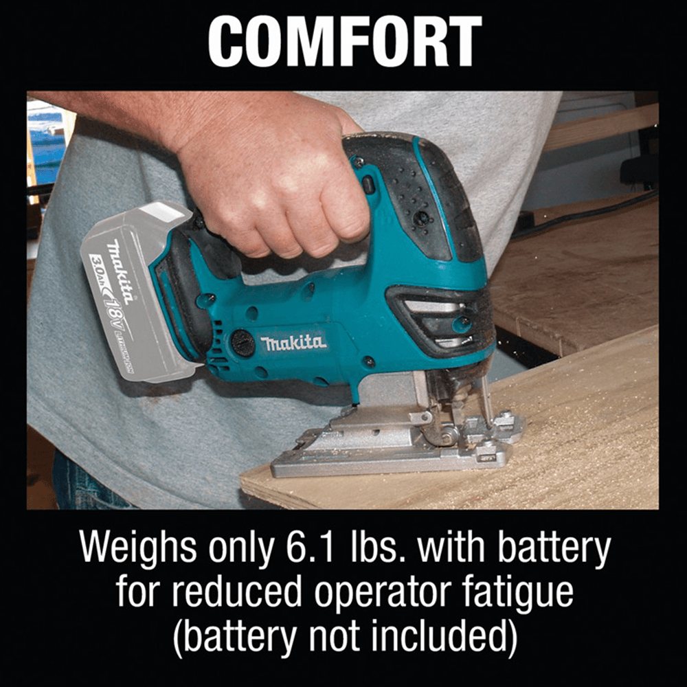 Seamless Cutting Performance with Makita's Cordless Jig Saw