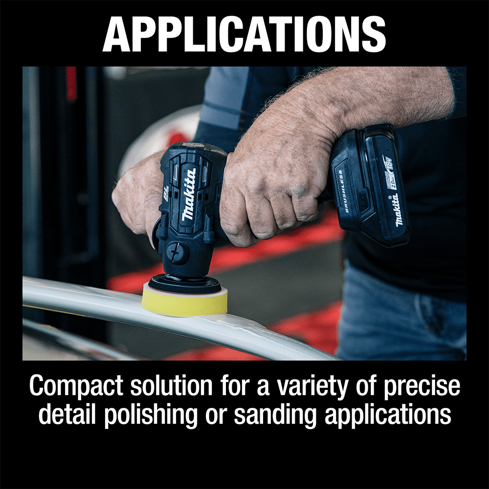 18V LXT Lithium-Ion Sub-Compact Brushless Cordless 3" Polisher/2" Sander Kit (2.0Ah) Alt 16 - Image
