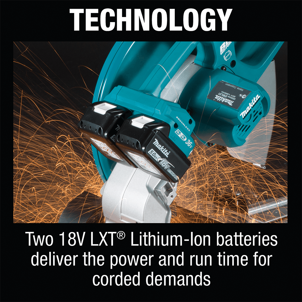 36V LXT Brushless 14" Cut-Off Saw Kit (5.0Ah) Alt 7 - Image
