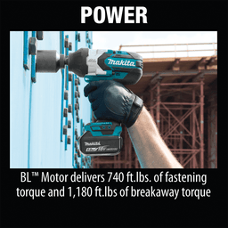 18 V LXT Lithium-Ion Brushless Cordless High-Torque 1/2" Square Drive Impact Wrench Kit with Friction Ring Anvil (5.0Ah) Alt 14 - Image