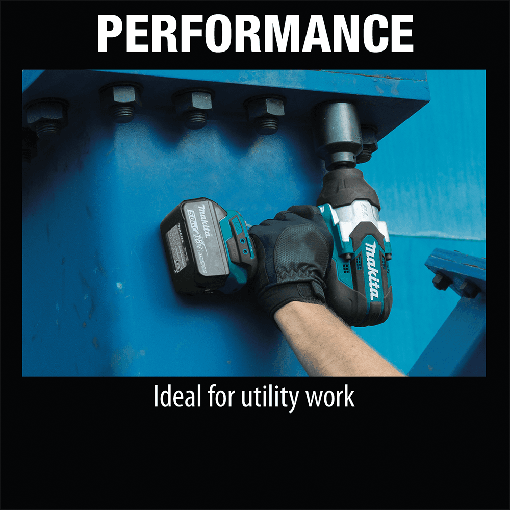 18 V LXT Lithium-Ion Brushless Cordless High-Torque 1/2" Square Drive Impact Wrench Kit with Friction Ring Anvil (5.0Ah) Alt 15 - Image