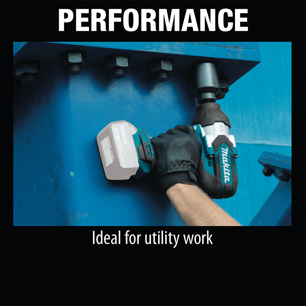 18V LXT Lithium-Ion Brushless Cordless High-Torque 1/2" Square Drive Impact Wrench Tool Only Alt 3 - Image