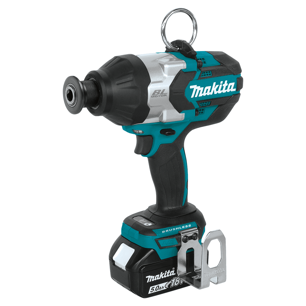 18V LXT Lithium-Ion Brushless Cordless High-Torque 7/16" Hex Impact Wrench Kit (5.0 Ah) Alt 1 - Image