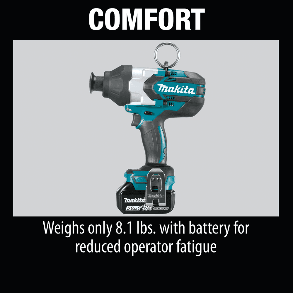18V LXT Lithium-Ion Brushless Cordless High-Torque 7/16" Hex Impact Wrench Kit (5.0 Ah) Alt 2 - Image