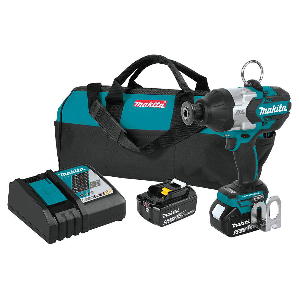 18V LXT Lithium-Ion Brushless Cordless High-Torque 7/16" Hex Impact Wrench Kit (5.0 Ah) Main - Image