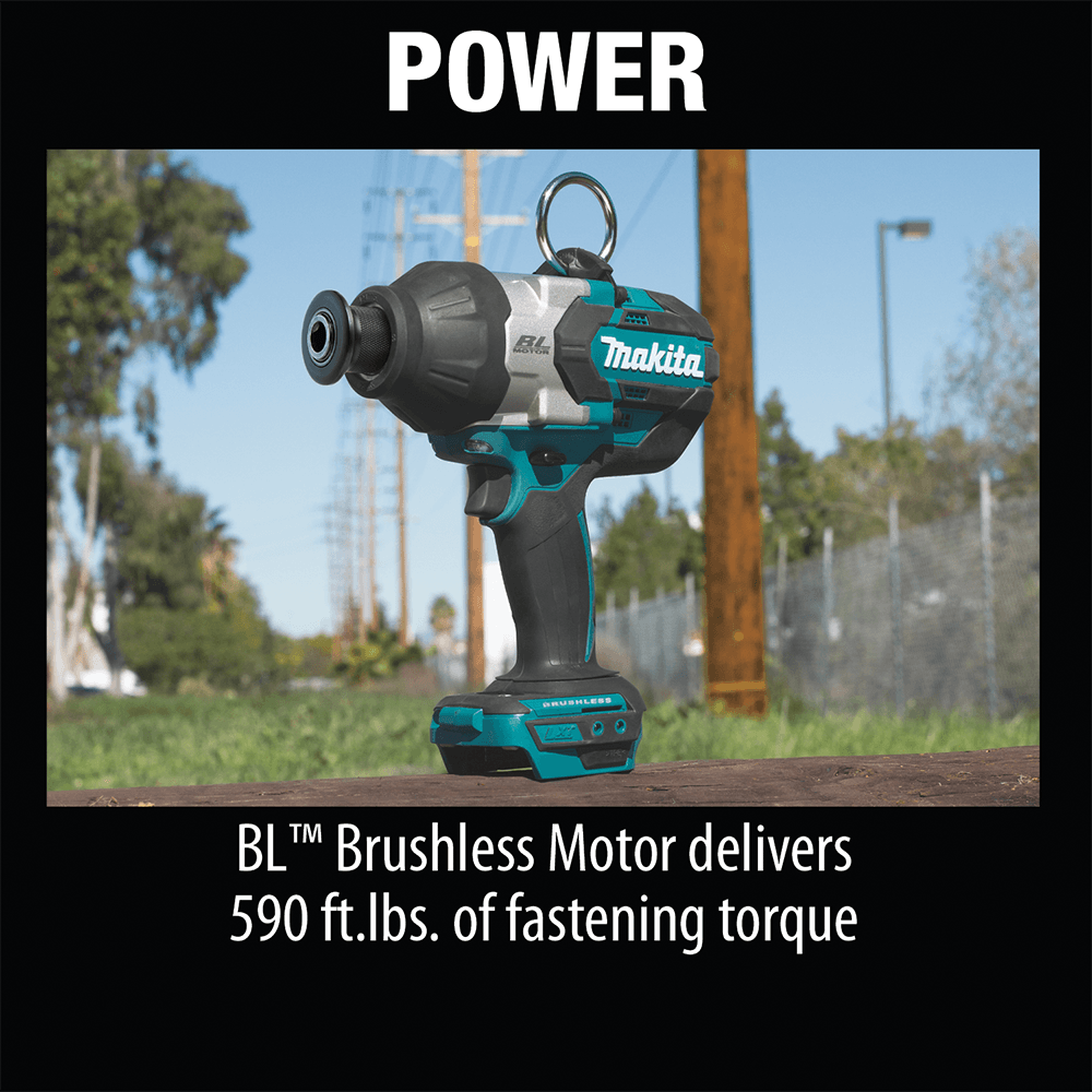 18V LXT Lithium-Ion Brushless Cordless High-Torque 7/16" Hex Impact Wrench Tool Only Alt 4 - Image