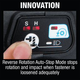 18V LXT Lithium-Ion Sub-Compact Brushless Cordless 1/2" Square Drive Impact Wrench Tool Only Alt 4 - Image