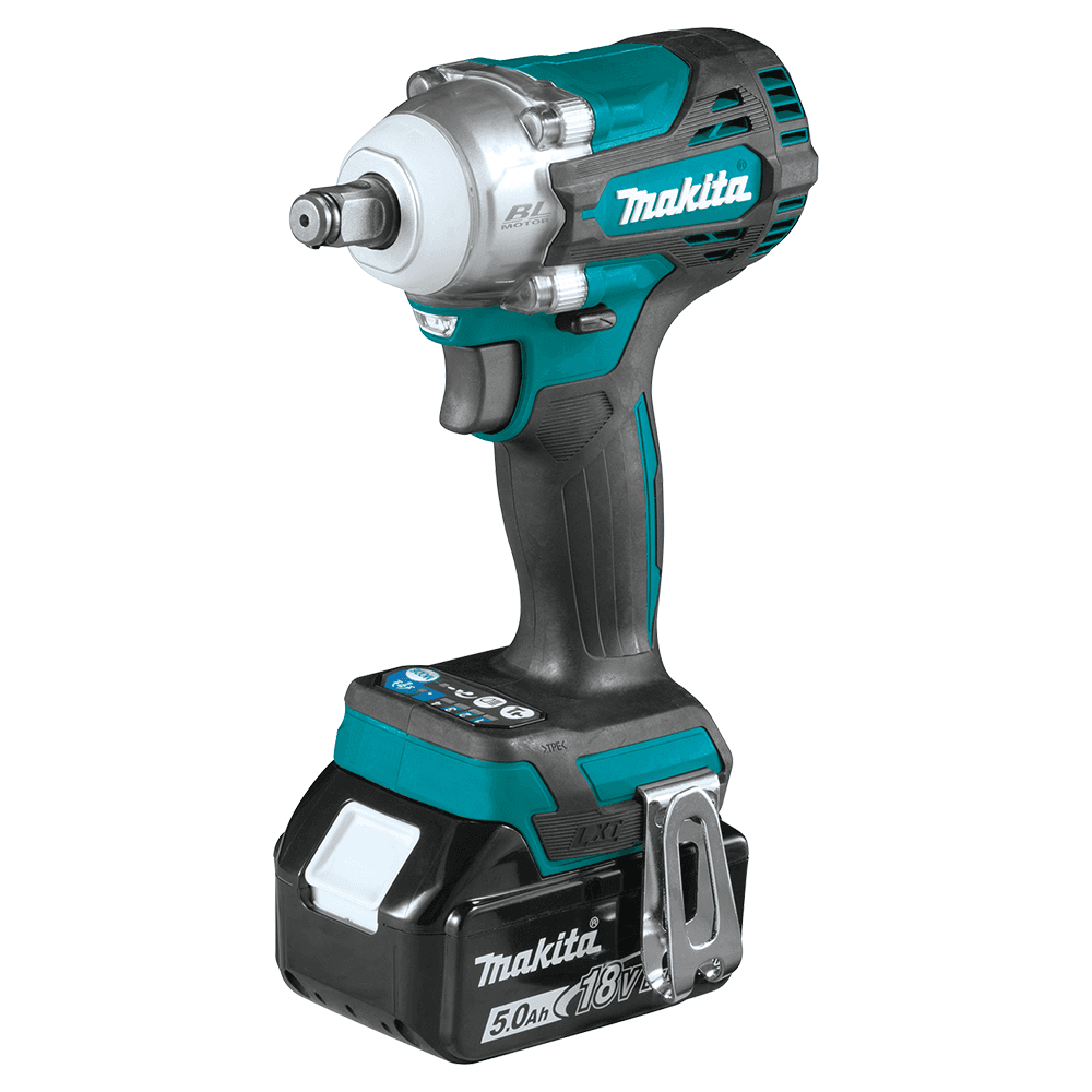 18V LXT Lithium-Ion Brushless Cordless 4-Speed 1/2" Square Drive Impact Wrench Kit with Friction Ring Anvil (5.0 Ah) Alt 1 - Image