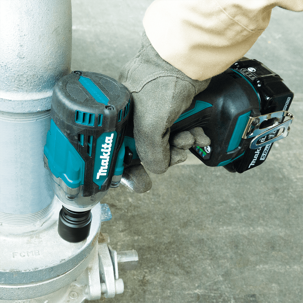 18V LXT Lithium-Ion Brushless Cordless 4-Speed 1/2" Square Drive Impact Wrench Kit with Friction Ring Anvil (5.0 Ah) Alt 7 - Image