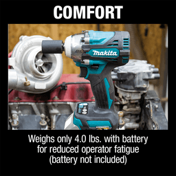 18V LXT Lithium-Ion Brushless Cordless 4-Speed 1/2" Square Drive Impact Wrench Tool Only with Friction Ring Anvil Alt 2 - Image