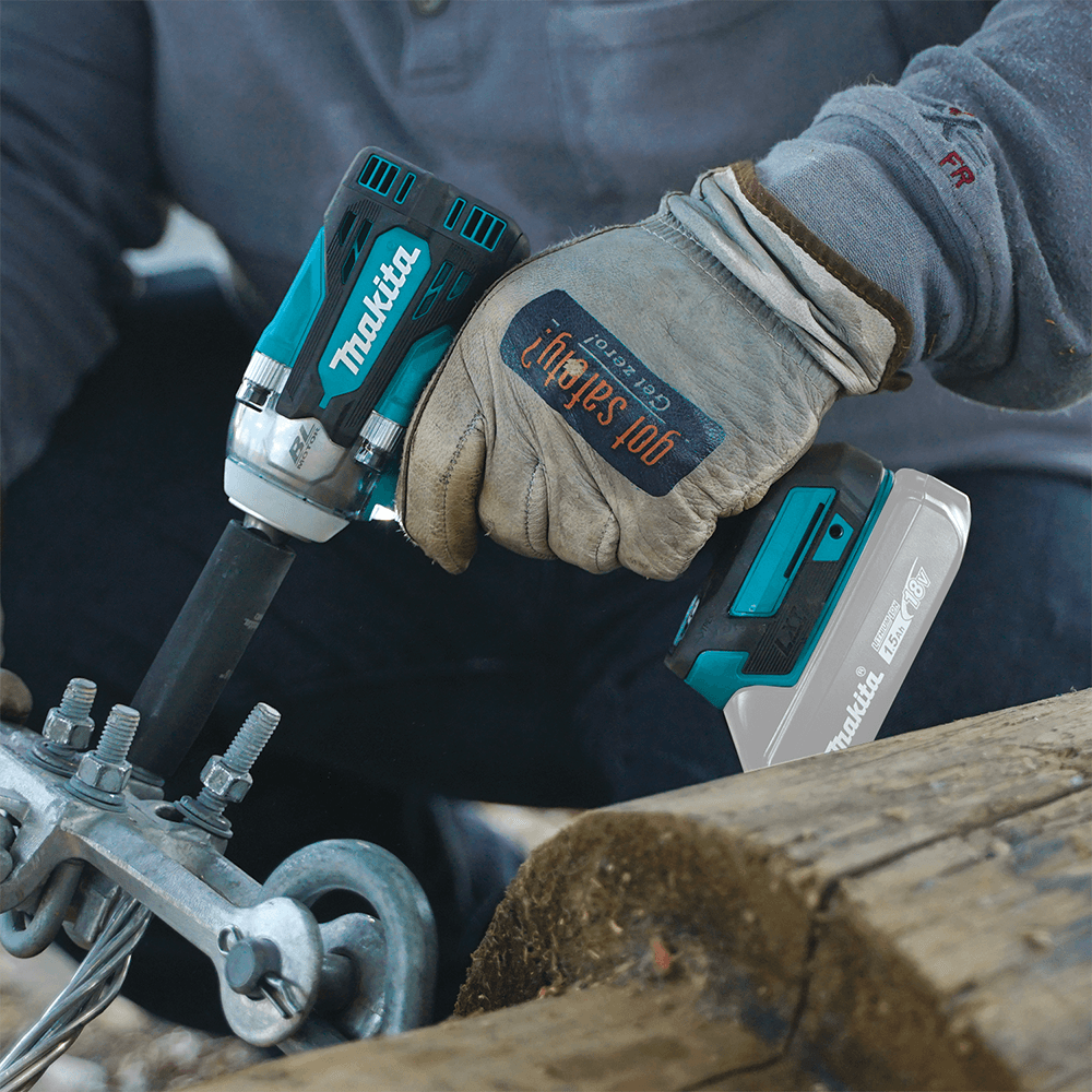 18V LXT Lithium-Ion Brushless Cordless 4-Speed 1/2" Square Drive Impact Wrench Tool Only with Detent Anvil Alt 9 - Image