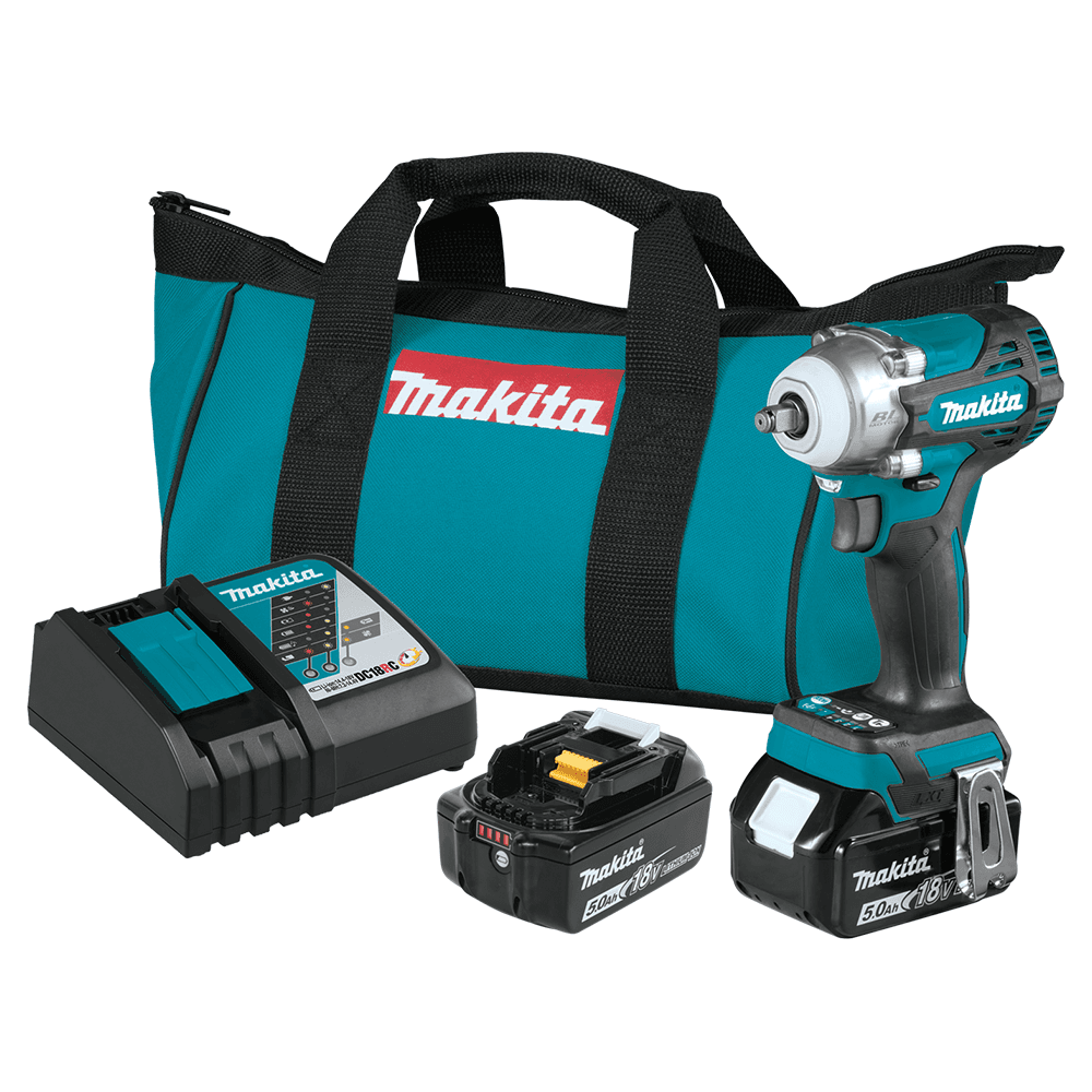 18V LXT Lithium-Ion Brushless Cordless 4-Speed 3/8" Square Drive Impact Wrench with Friction Ring Anvil (5.0 Ah) Main - Image