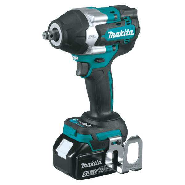 18V LXT Lithium-Ion Brushless Cordless Mid-Torque Impact Wrench Kit with Friction Ring Anvil (5.0Ah) Alt 1 - Image