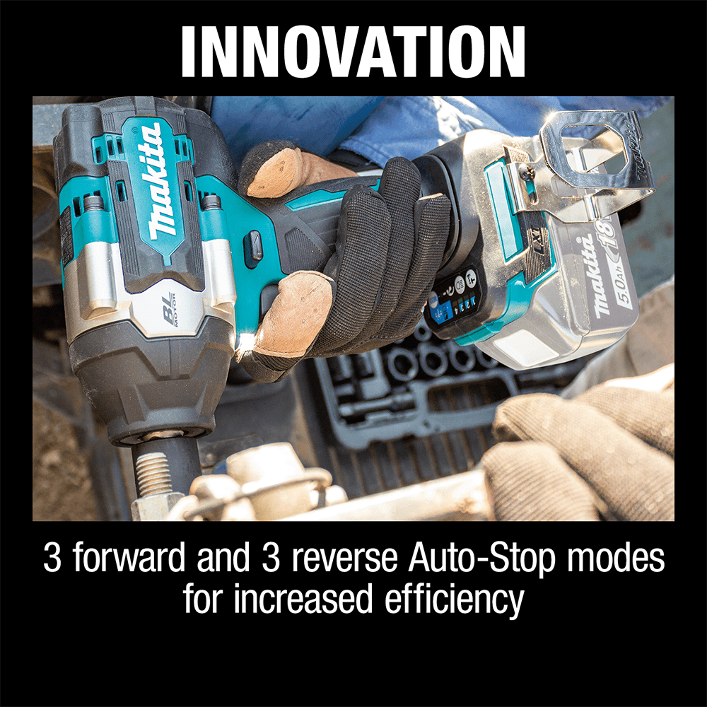 18V LXT Lithium-Ion Brushless Cordless 4‑Speed Mid‑Torque Impact Wrench with Friction Ring Anvil Tool Only Alt 5 - Image