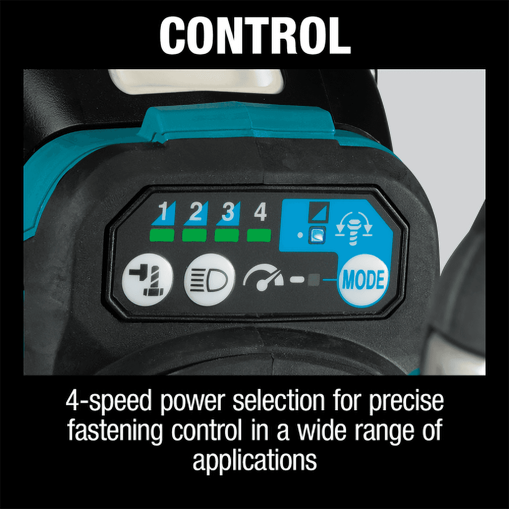 18V LXT Lithium-Ion Brushless Cordless 4-Speed Mid-Torque 1/2" Square Drive Impact Wrench Kit with Detent Anvil (5.0Ah) Alt 4 - Image