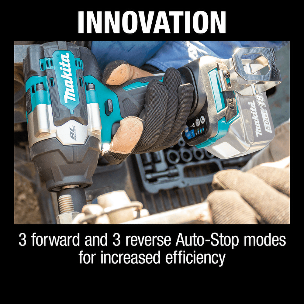 18V LXT Lithium-Ion Brushless Cordless 4-Speed Mid-Torque 1/2" Square Drive Utility Impact Wrench with Detent Anvil Tool Only Alt 4 - Image