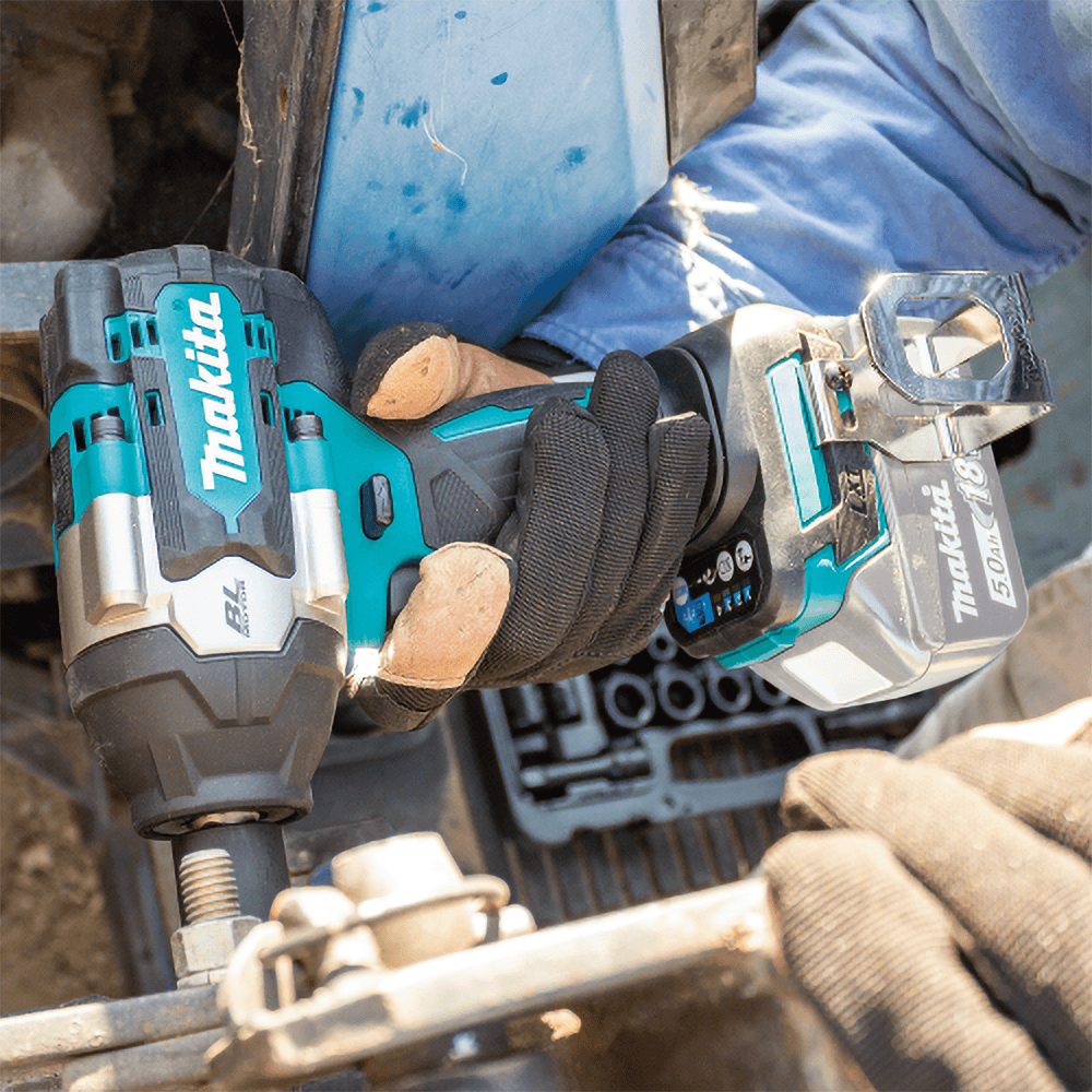 18V LXT Lithium-Ion Brushless Cordless 4-Speed Mid-Torque 1/2" Square Drive Utility Impact Wrench with Detent Anvil Tool Only Alt 6 - Image