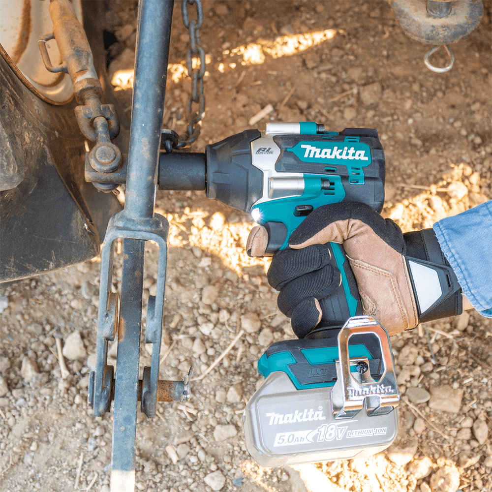 18V LXT Lithium-Ion Brushless Cordless 4-Speed Mid-Torque 1/2" Square Drive Utility Impact Wrench with Detent Anvil Tool Only Alt 7 - Image