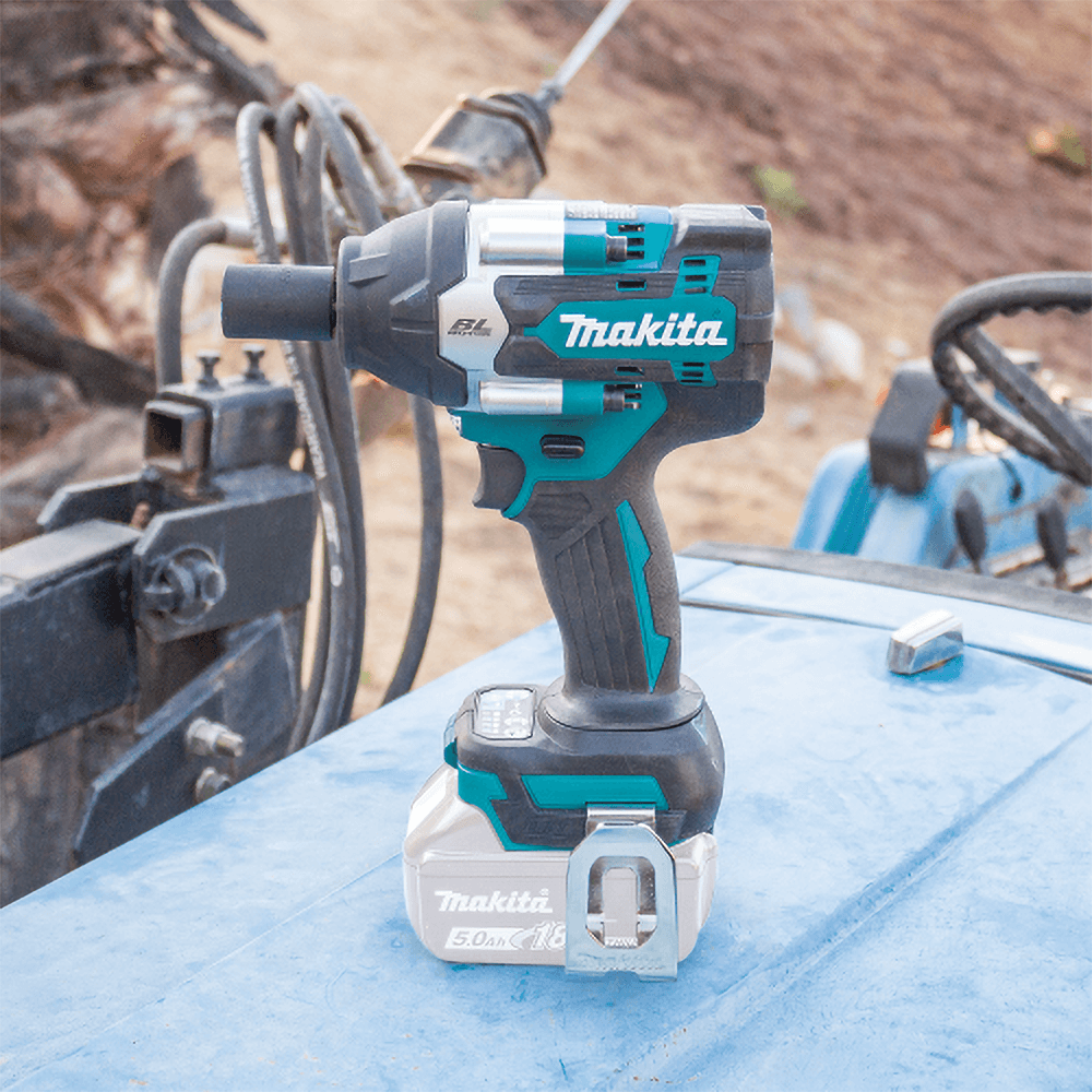 18V LXT Lithium-Ion Brushless Cordless 4-Speed Mid-Torque 1/2" Square Drive Utility Impact Wrench with Detent Anvil Tool Only Alt 8 - Image