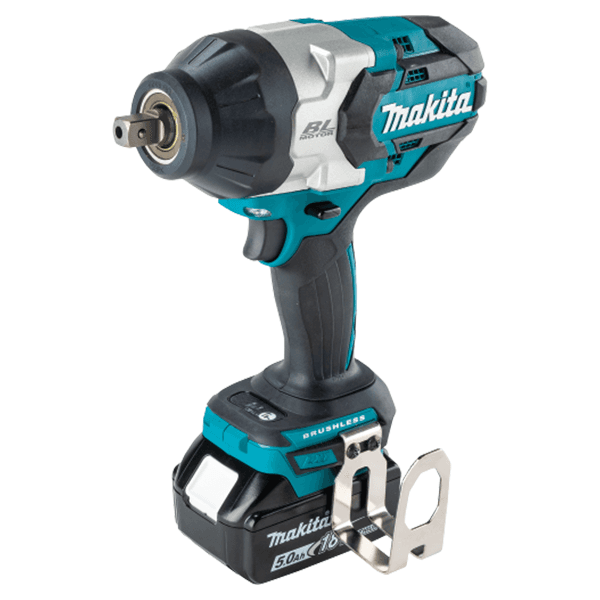 18V LXT Lithium-Ion Brushless Cordless 3-Speed 1/2" Square Drive Impact Wrench Kit with Detent Anvil (5.0Ah) Alt 1 - Image