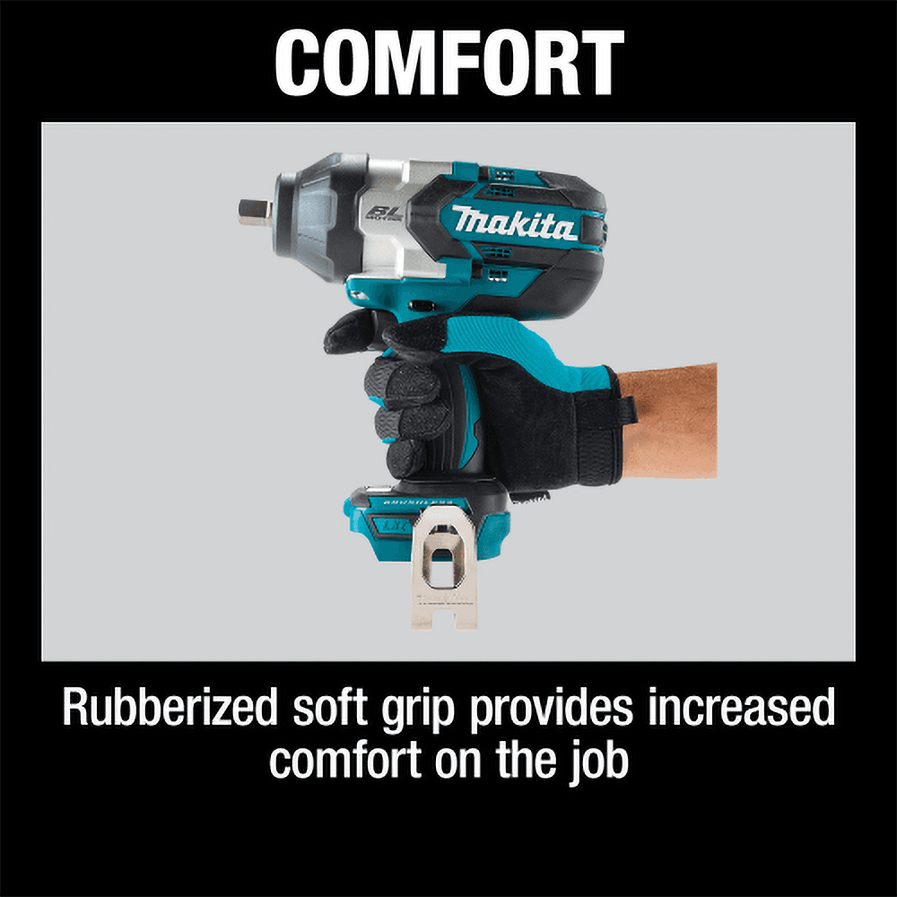 18V LXT Lithium-Ion Brushless Cordless 3-Speed 1/2" Square Drive Utility Impact Wrench Tool Only with Detent Anvil Alt 3 - Image