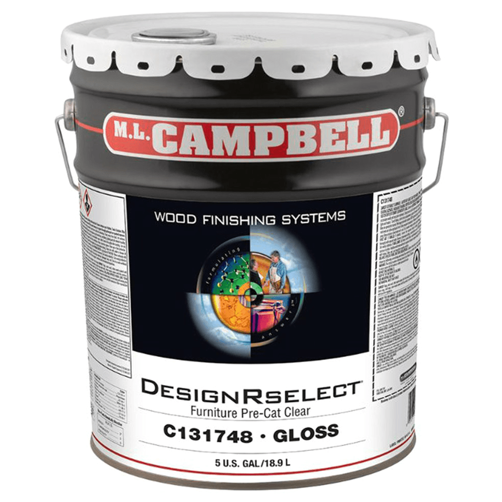 DesignRselect® Furniture Pre-Catalyzed Clear Lacquer, Gloss, 1 Gallon - Alt Image 1