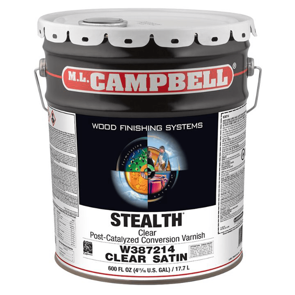 Stealth® Clear Base-Conversion Varnish, Satin, 1 Gallon - Alt Image 1
