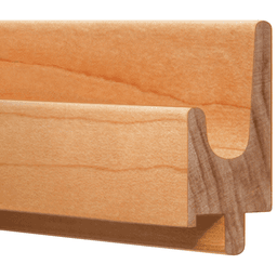 Woodfold Marco 96" J-Molding Finger Pull in Oak - Image 1