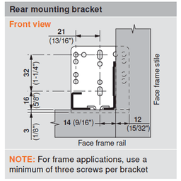 Full extension undermount drawer slide with BLUMOTION soft-closing