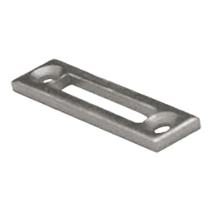 2" Slotted Strike Large Pin, Bright Brass Main - Image