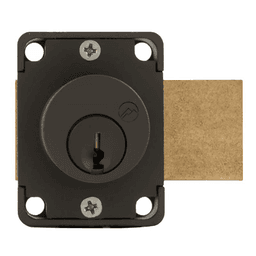 N Series Pin Tumbler Deadbolt Door Lock, Satin Chrome, Keyed to KA101 Key, 7/8" Cylinder Length - Alt Image 3