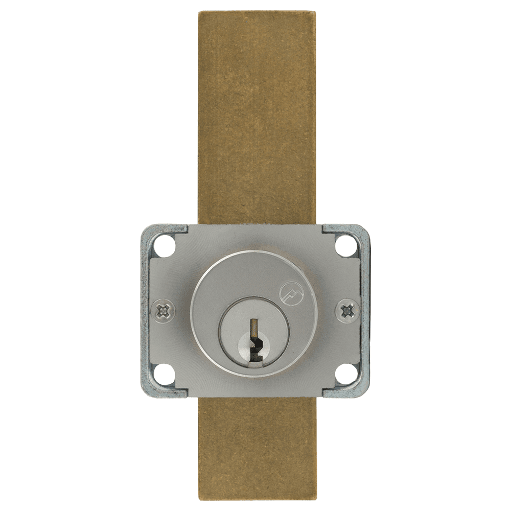 N Series 7/8" Deadbolt Drawer Lock, Satin Chrome, KA# 51001 Alt 1 - Image