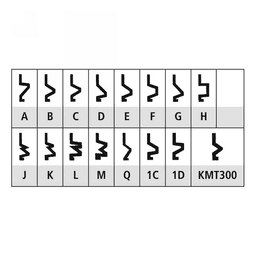 206 Series 6 Pin Core SFIC Cylinder, Satin Chrome, Keyway A - Alt Image 1