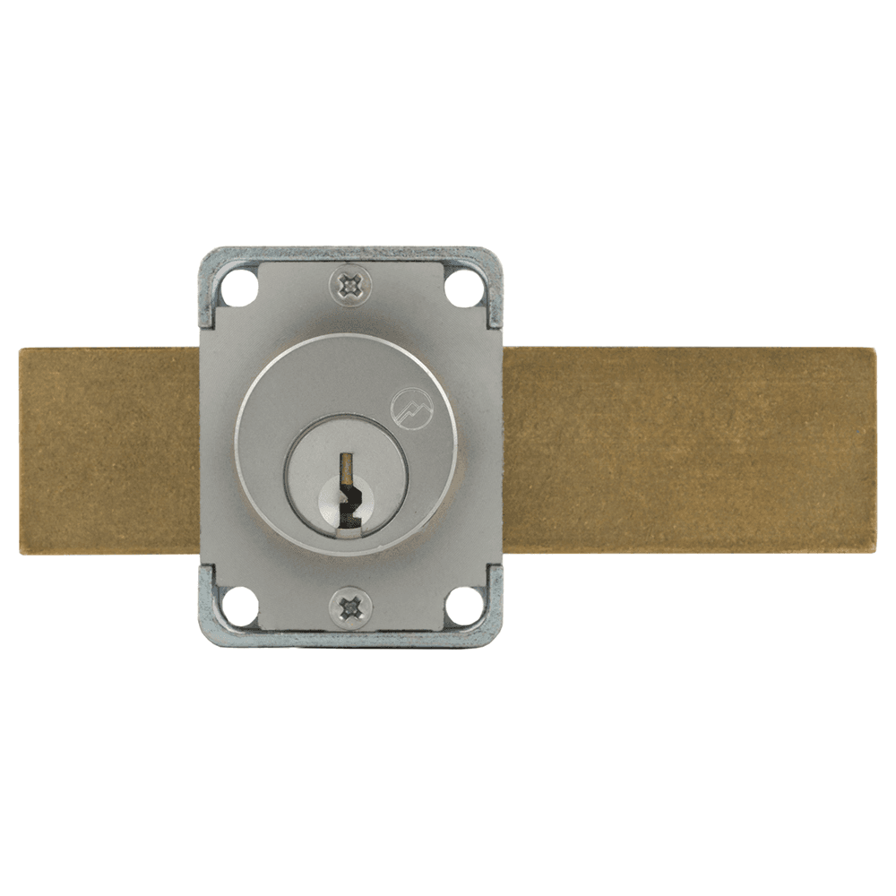 R Series 7/8" Cabinet Deadbolt Door Lock, Satin Chrome, Custom Keyed Alt 1- Image
