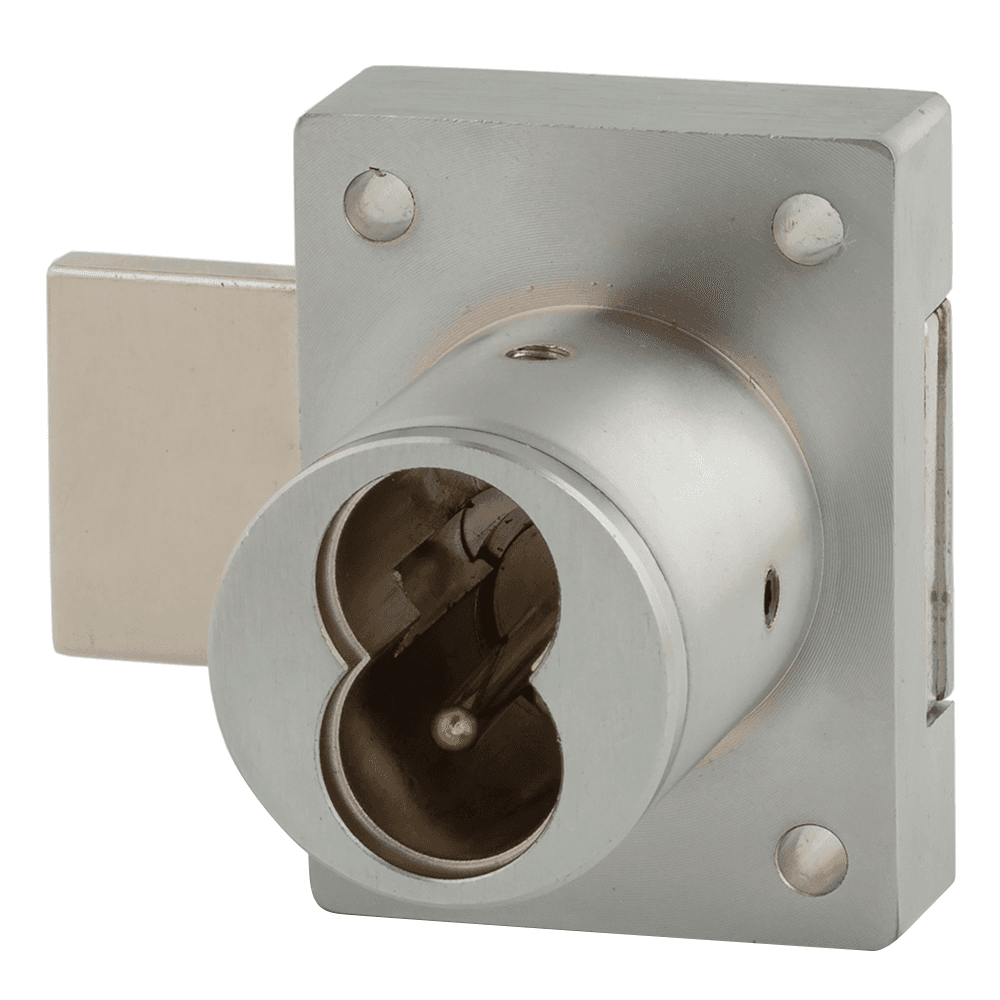 721DR No Core Deadbolt Door Lock Body, Satin Chrome - Alt Image 3