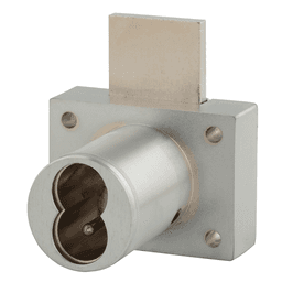 721DW No Core Deadbolt Drawer Lock Body, Satin Chrome, 1-3/8" Cylinder Length - Main Image