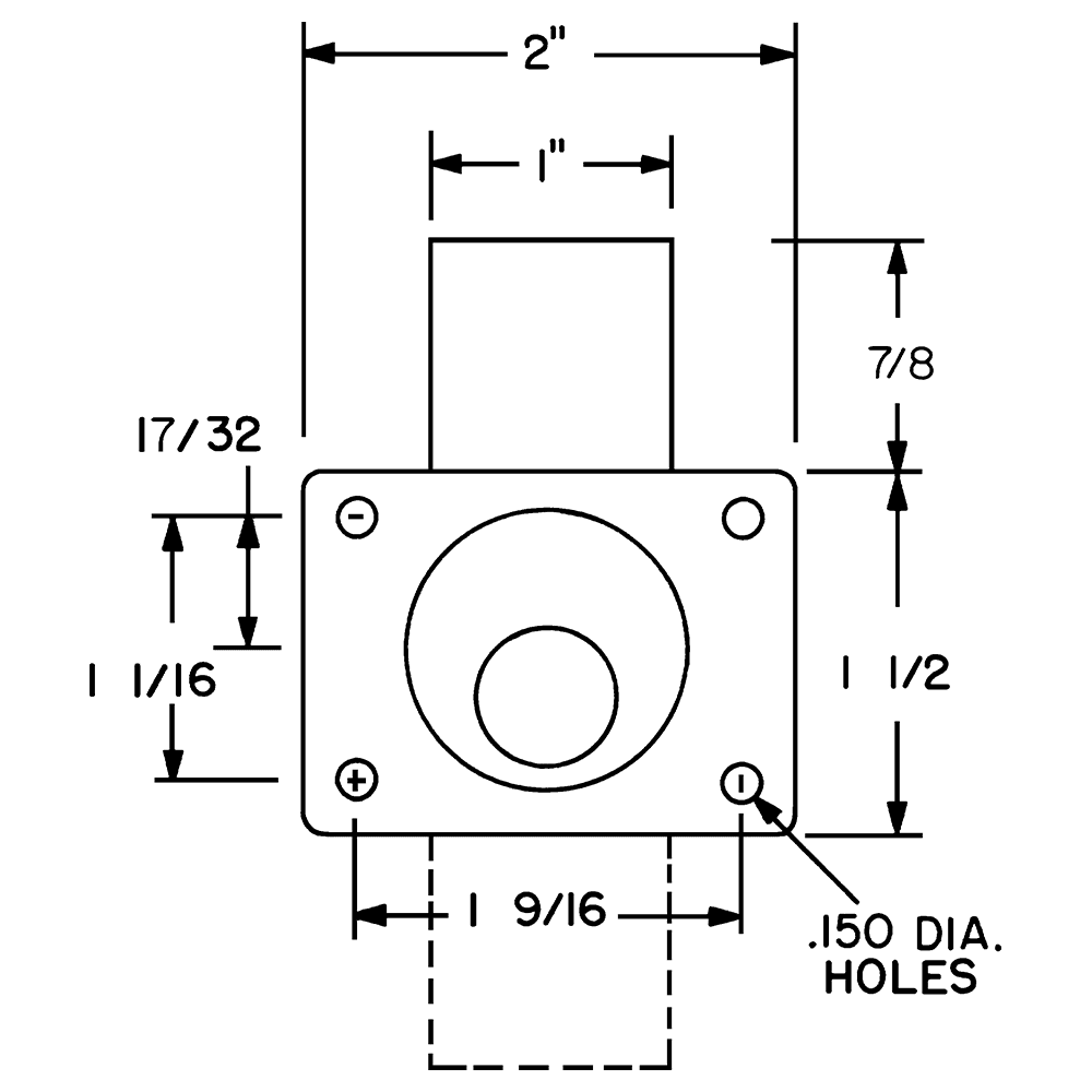 800LCM Schlage Less  Deadbolt Drawers Lock Body, Oil Rubbed Bronze, Cylinder Length 1-3/8" Alt 1 - Image
