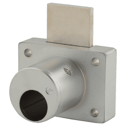 800LCA Schlage Less Deadbolt Drawers Lock Body with Short Bolt, Satin Chrome, Cylinder Length 1-1/8" Main - Image
