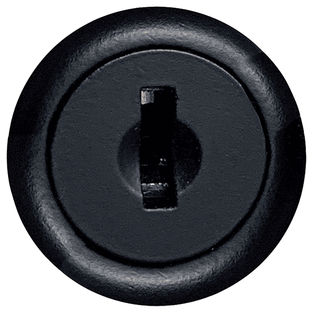 Cascade Series 15/16" 5-Disc Tumbler Cam Lock, Matte Black, Keyed Different/Master Keyed Alt 2 - Image