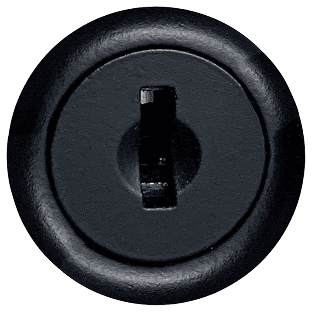 Cascade Series 1-7/16" 5-Disc Tumbler Cam Lock, Matte Black, Keyed Different/Master Keyed Alt 2 - Image