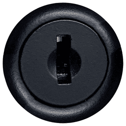 Cascade Series 1-7/16" 5-Disc Tumbler Cam Lock, Matte Black, Keyed Different/Master Keyed Alt 2 - Image