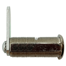 961 Disc Tumbler Cam Lock for Doors and Drawers Application, Bright Nickel, Keyed to KA452 Key - Alt Image 1