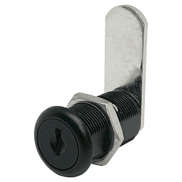 961 Disc Tumbler Cam Lock for Doors and Drawers Application, Matte Black, Keyed Different - Main Image