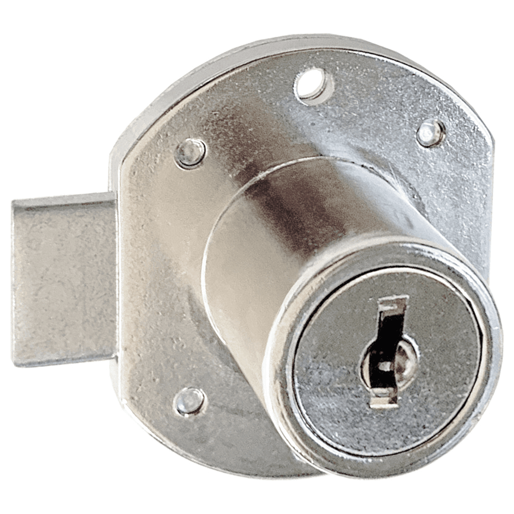 Cascade 15/16" 5-Disc Tumbler Deadbolt Lock for Doors, Bright Nickel, Keyed to Alike #420 Main - Image