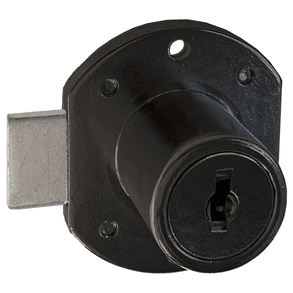 Cascade 15/16" 5-Disc Tumbler Deadbolt Lock for Doors, Matte Black, Keyed Different/Master Keyed Main - Image