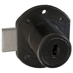 Cascade 15/16" 5-Disc Tumbler Deadbolt Lock for Doors, Matte Black, Keyed Different/Master Keyed Main - Image