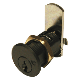 DCN N Series Pin Tumbler Cam Lock for 3/4" Material Thickness, Flat Black, Custom Keyed Alt 1 - Image
