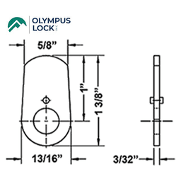 1" Heavy Duty Straight Cam Alt 1 - Image